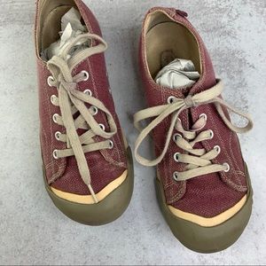 Keen Coronado Canvas Sneakers Muted Pink As Is